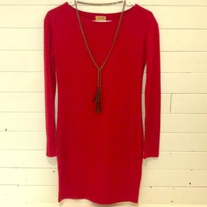 Red PIKO dress